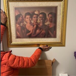 Black womanhood portrait very traditional